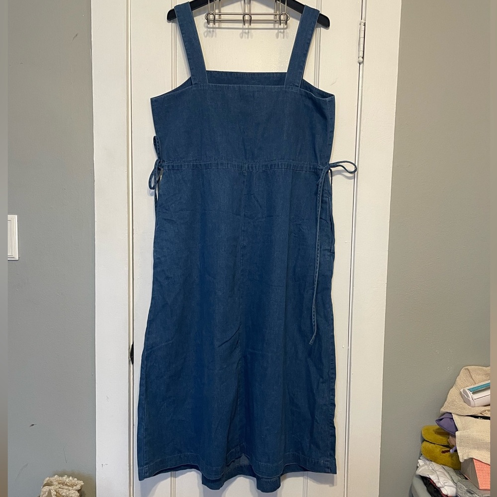 Nobody’s child Denim Blue Sleeveless Dress. Size 12. NWOT